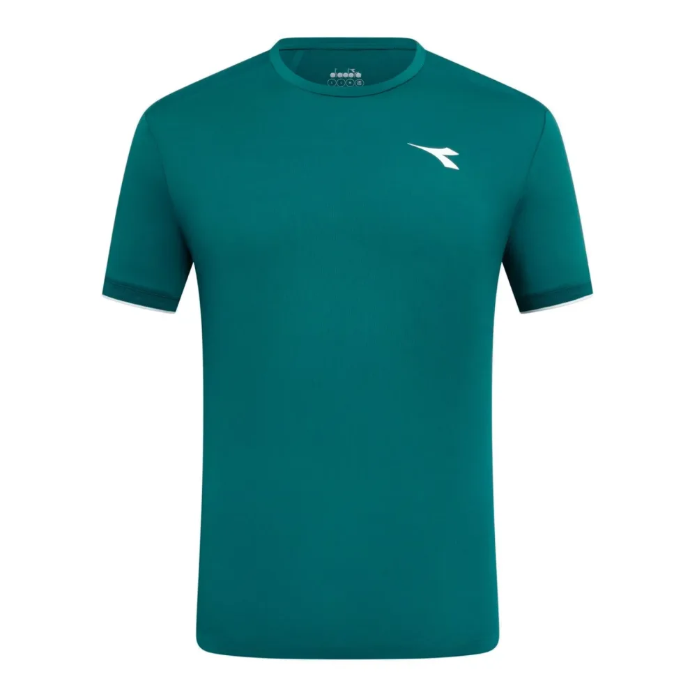 Diadora Match T - Shirt Herren dunkelgrün