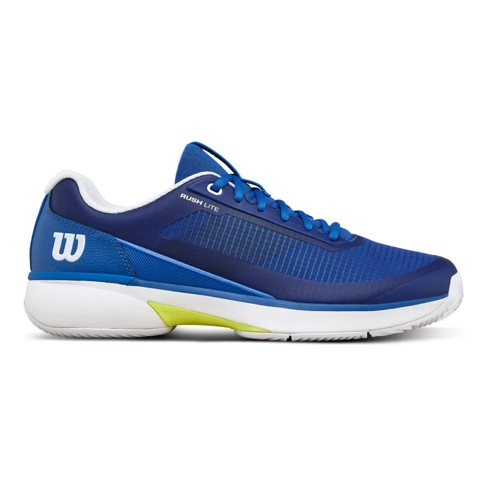 Wilson Rush Lite 5 Sandplatzschuh Herren - blau, weiß