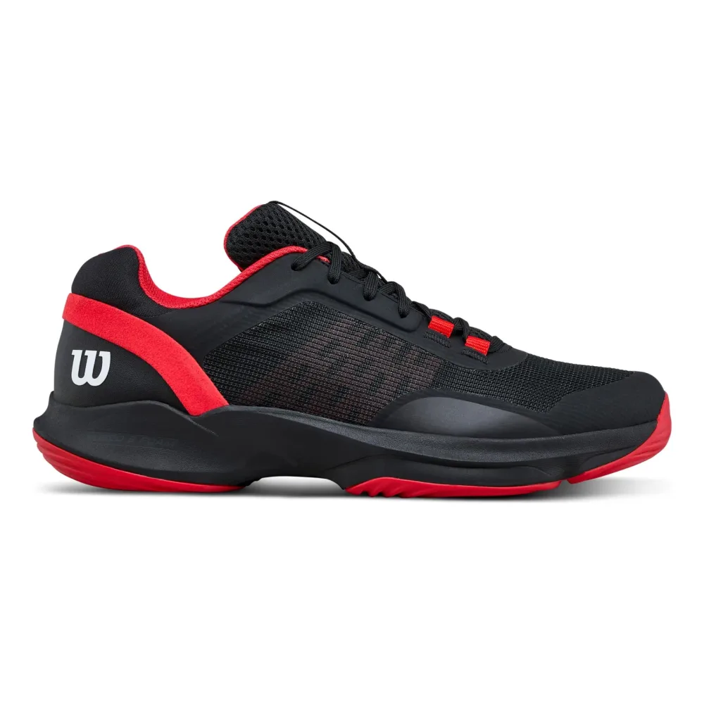 Wilson Hurakn Pro V2 Padelschuh Herren - schwarz, rot