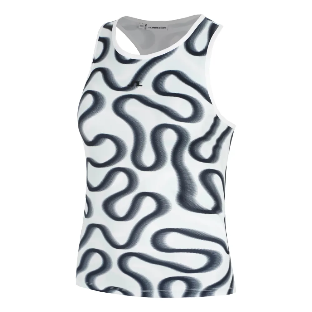 JLindeberg Doris Printed Tank - Top Damen hellblau
