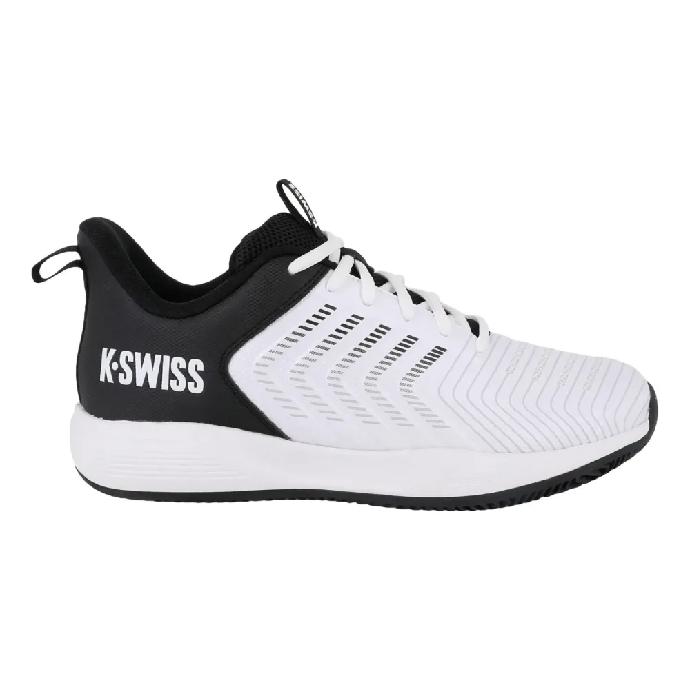 K-Swiss ULTRASHOT LIGHT Clay Sandplatzschuh Herren-weiß, schwarz