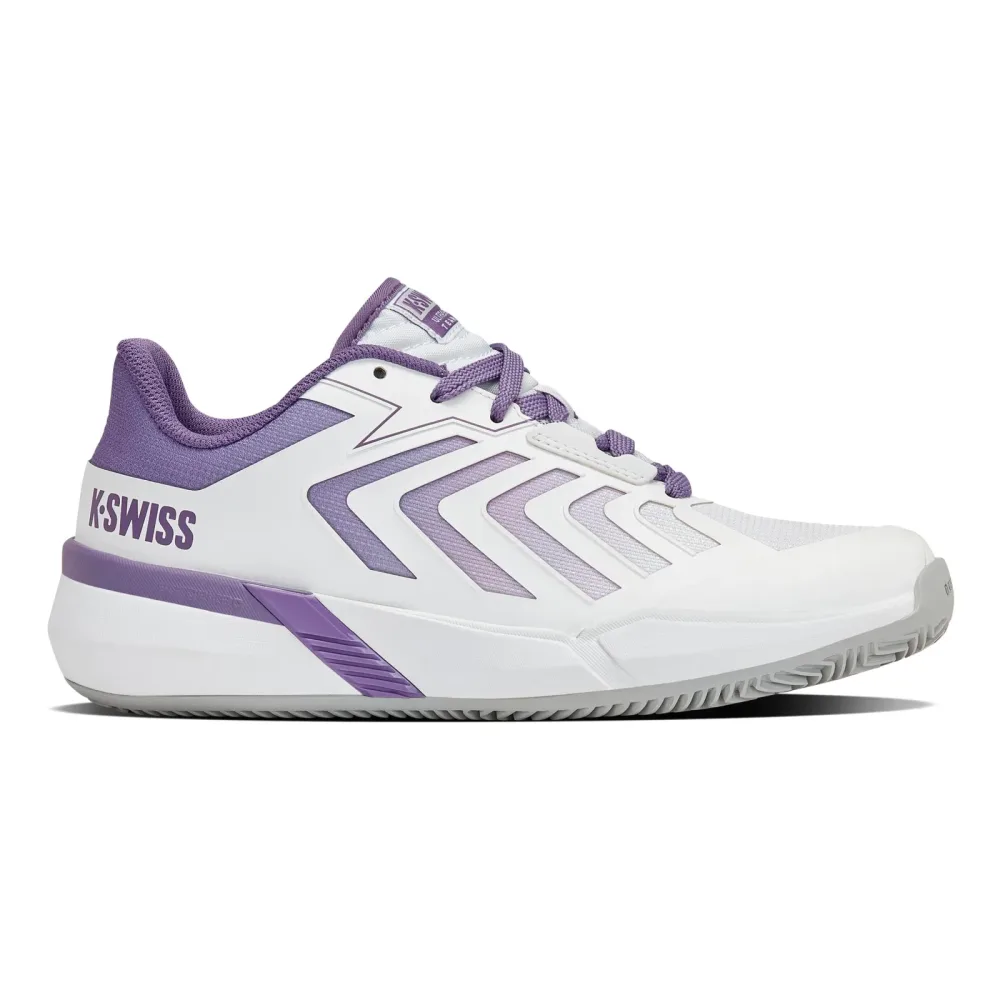 K-Swiss Ultrashot Team 2 Sandplatzschuh Damen - weiß, lavendel