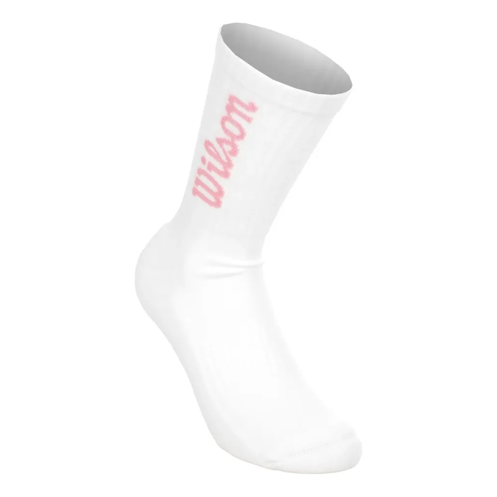 Wilson Crew Tennissocken Unisex - rosa