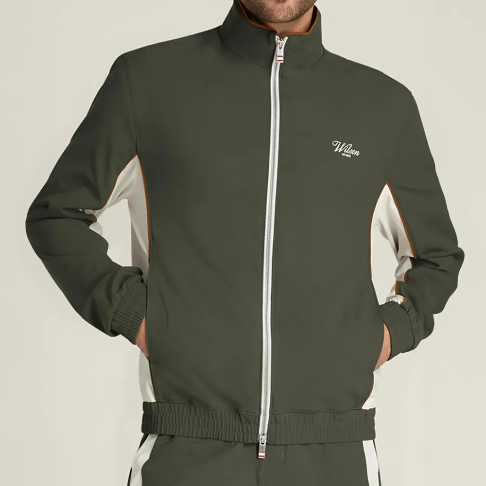 Wilson Grand Slam Trainingsjacke Herren - dunkelgrün