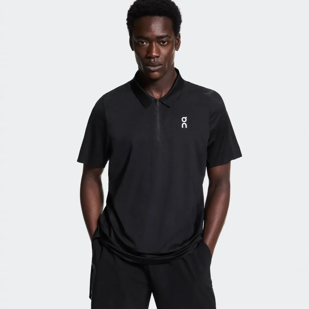 On Court Polo Herren - schwarz