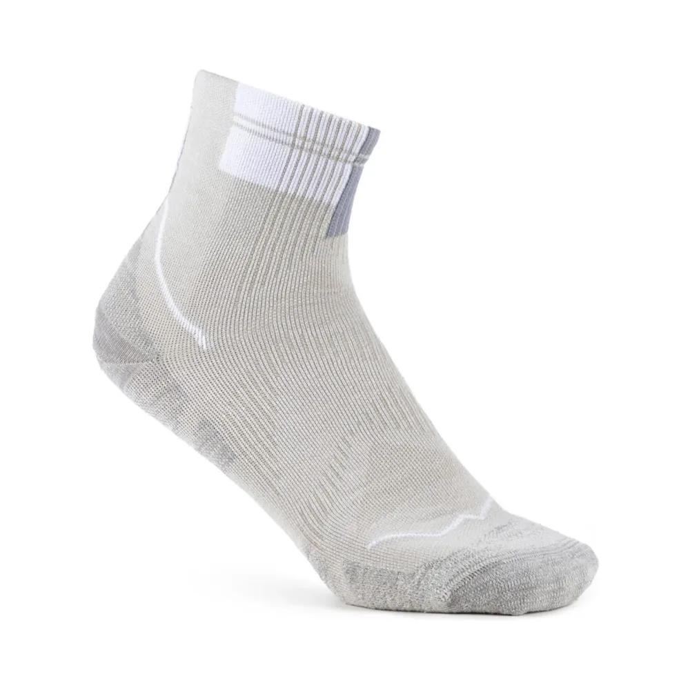 Buff Coolnet Quarter  Laufsocken Unisex-beige