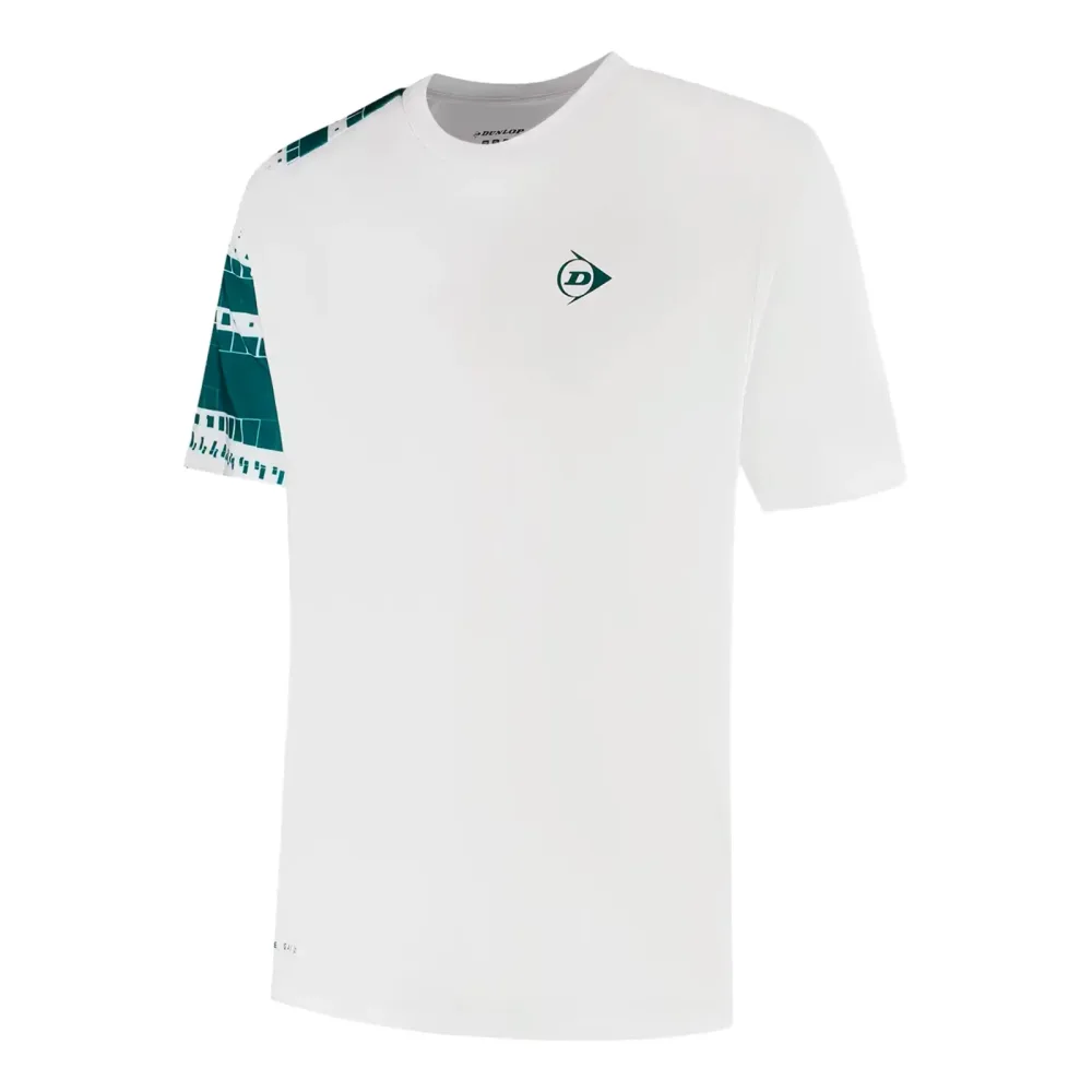 Dunlop T-Shirt Herren-weiß, dunkelgrün