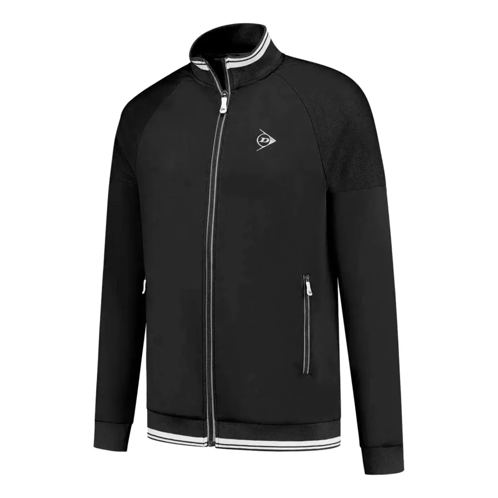 Dunlop Club Trainingsjacke Herren - schwarz