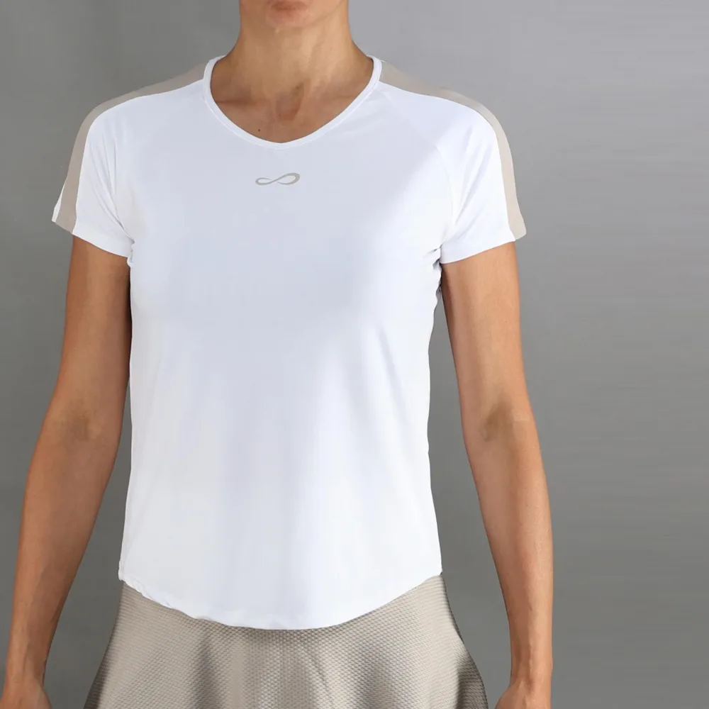 Endless T-Shirt Damen-weiß, beige