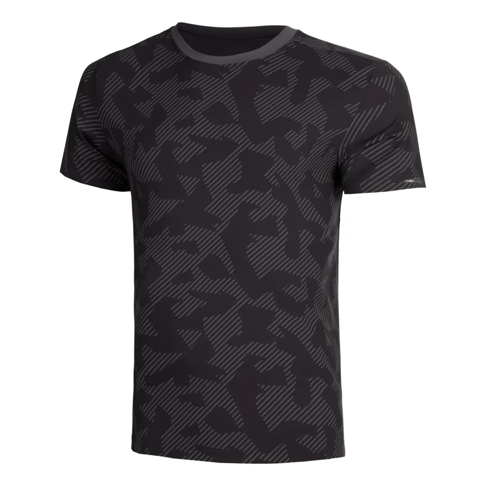 NEO Feel the Vybe AOP Laufshirt Herren-schwarz