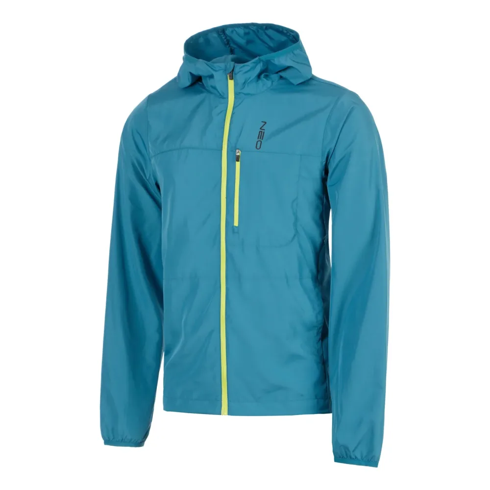 NEO Feel the Vybe Fly Laufjacke Herren-türkis, limette