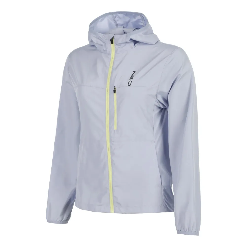 NEO Feel the Vybe Fly Laufjacke Damen-blaugrau, limette