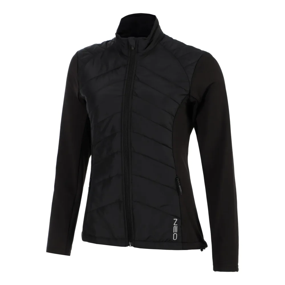 NEO Feel the Vybe Clima  Laufjacke Damen-schwarz
