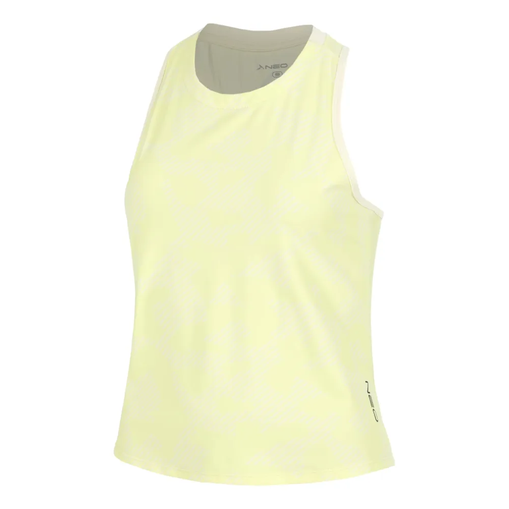 NEO Feel the Vybe AOP Laufshirt Damen-limette