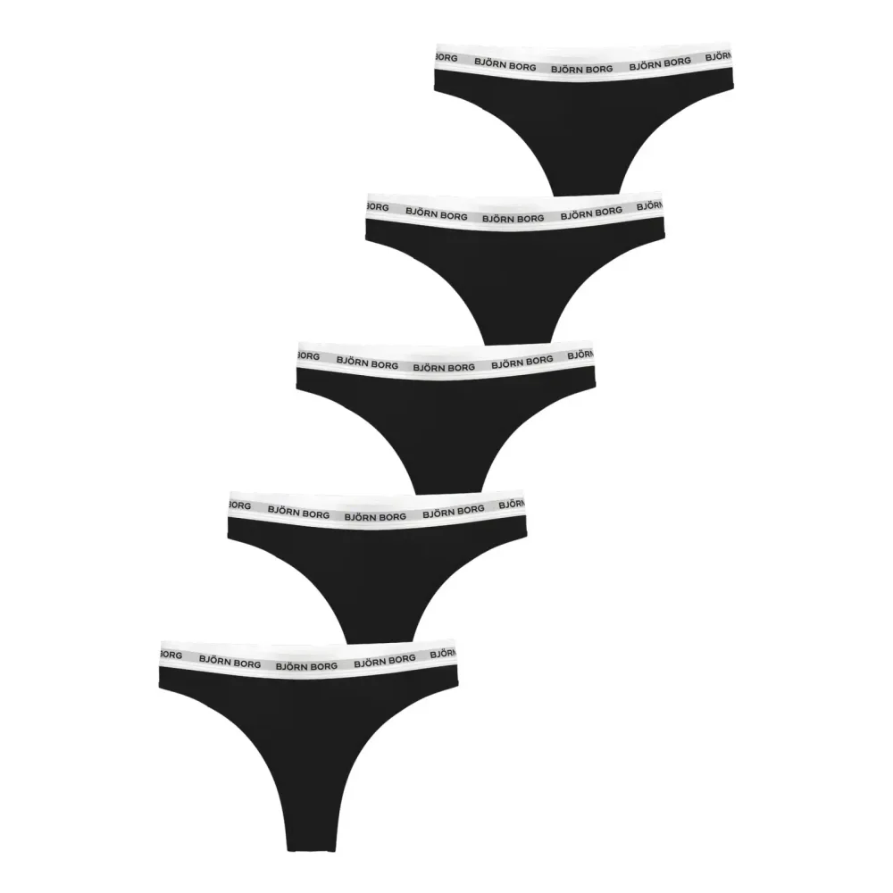Björn Borg Logo String 5er Pack Damen