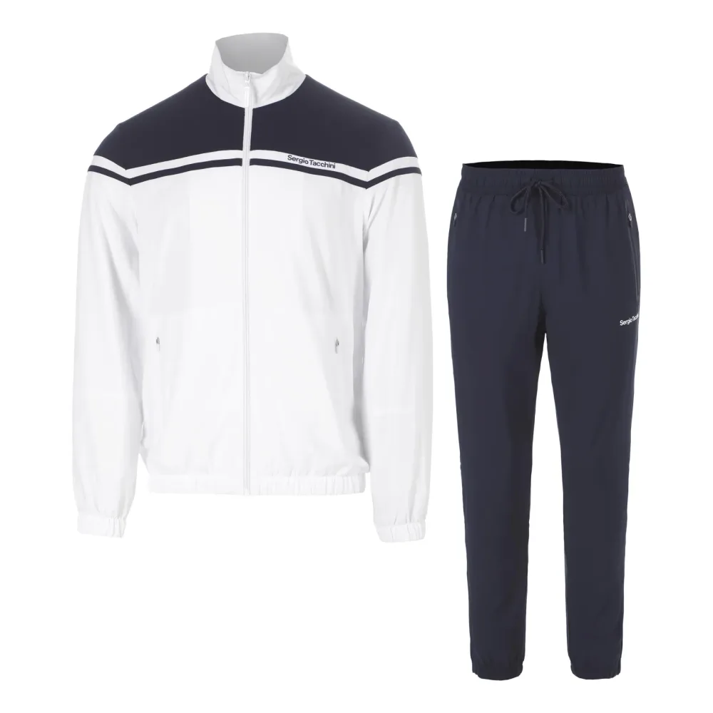 Sergio Tacchini Riflesso Trainingsanzug Herren - dunkelblau, weiß
