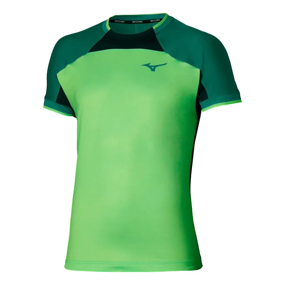 Mizuno T - Shirt Herren neongrün