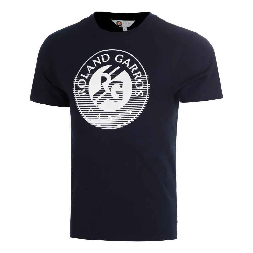 Roland Garros Big Logo T-Shirt Herren - dunkelblau