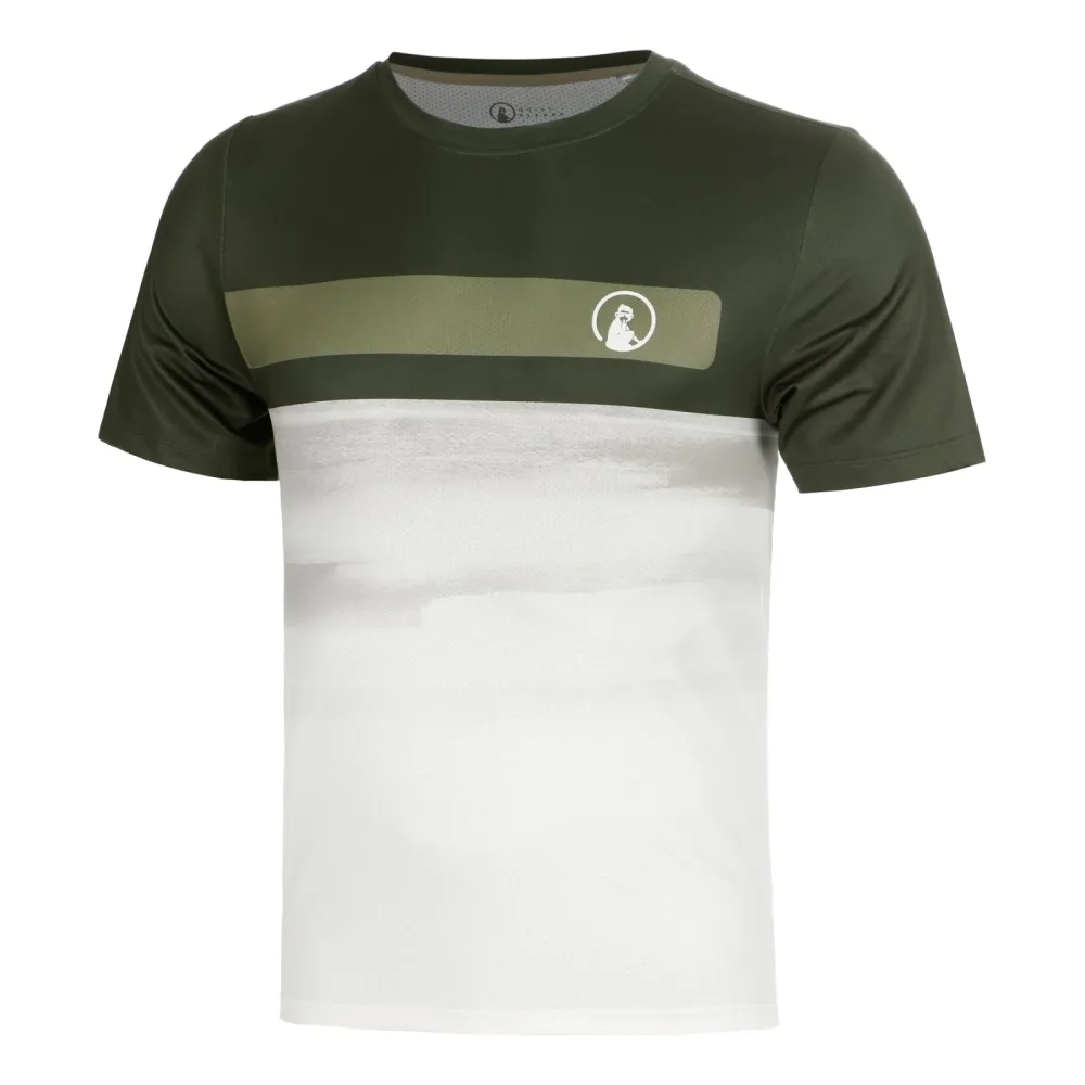 Quiet Please Memories Receiver Faded Wipe T-Shirt Herren - dunkelgrün