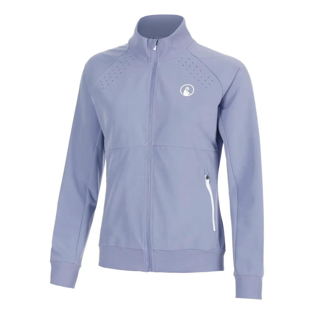 Quiet Please Glow Return Trainingsjacke Damen - blau