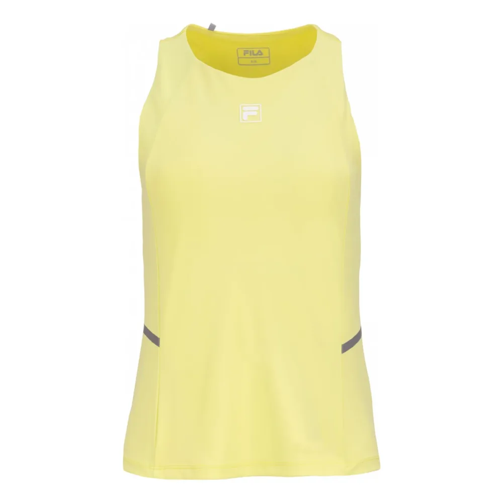 Fila Lettie (with built-in-bra) Tank-Top Damen - gelb