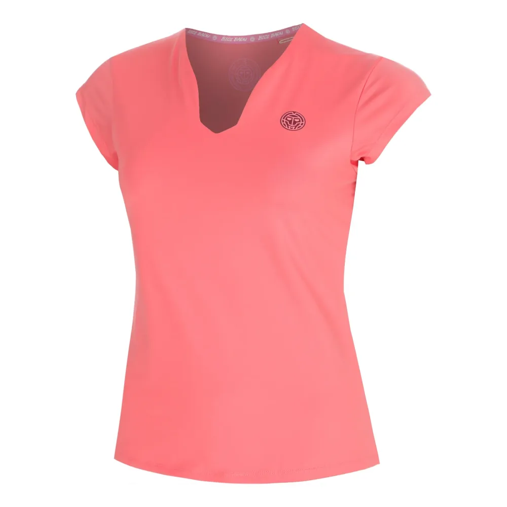 BIDI BADU Freeze Out V - Neck T Shirt Damen