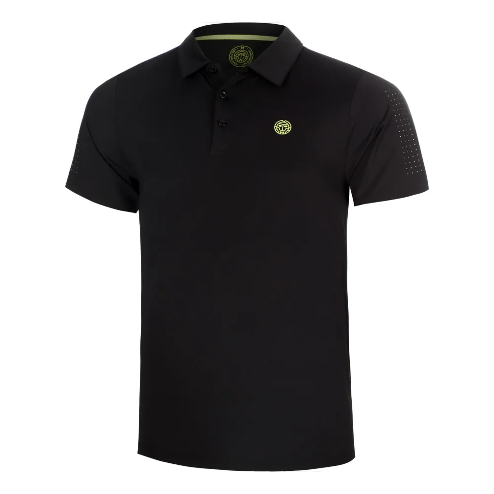BIDI BADU Night Flash Lasercut Polo Herren