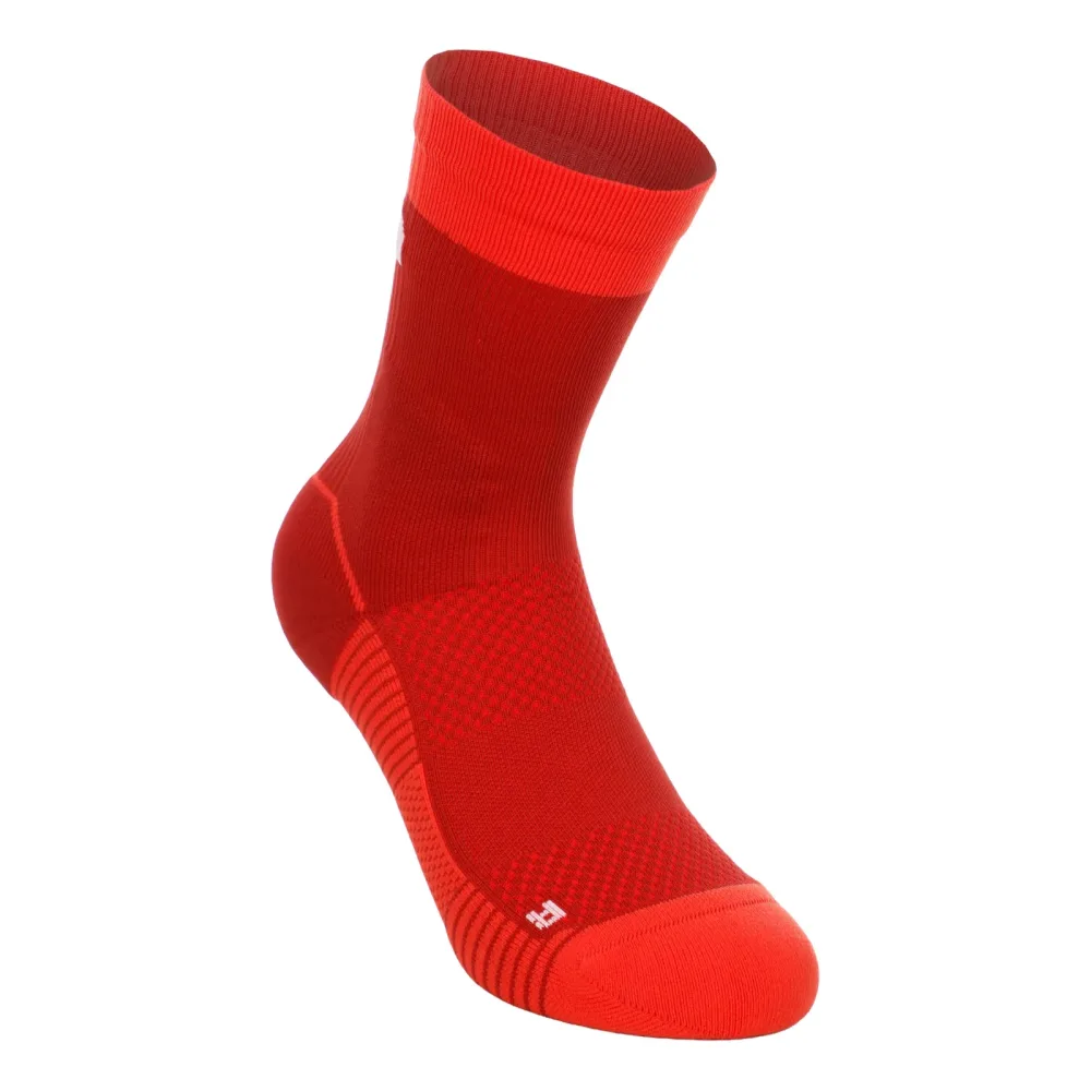 The North Face Trail Run Crew Laufsocken Unisex - dunkelrot, rot