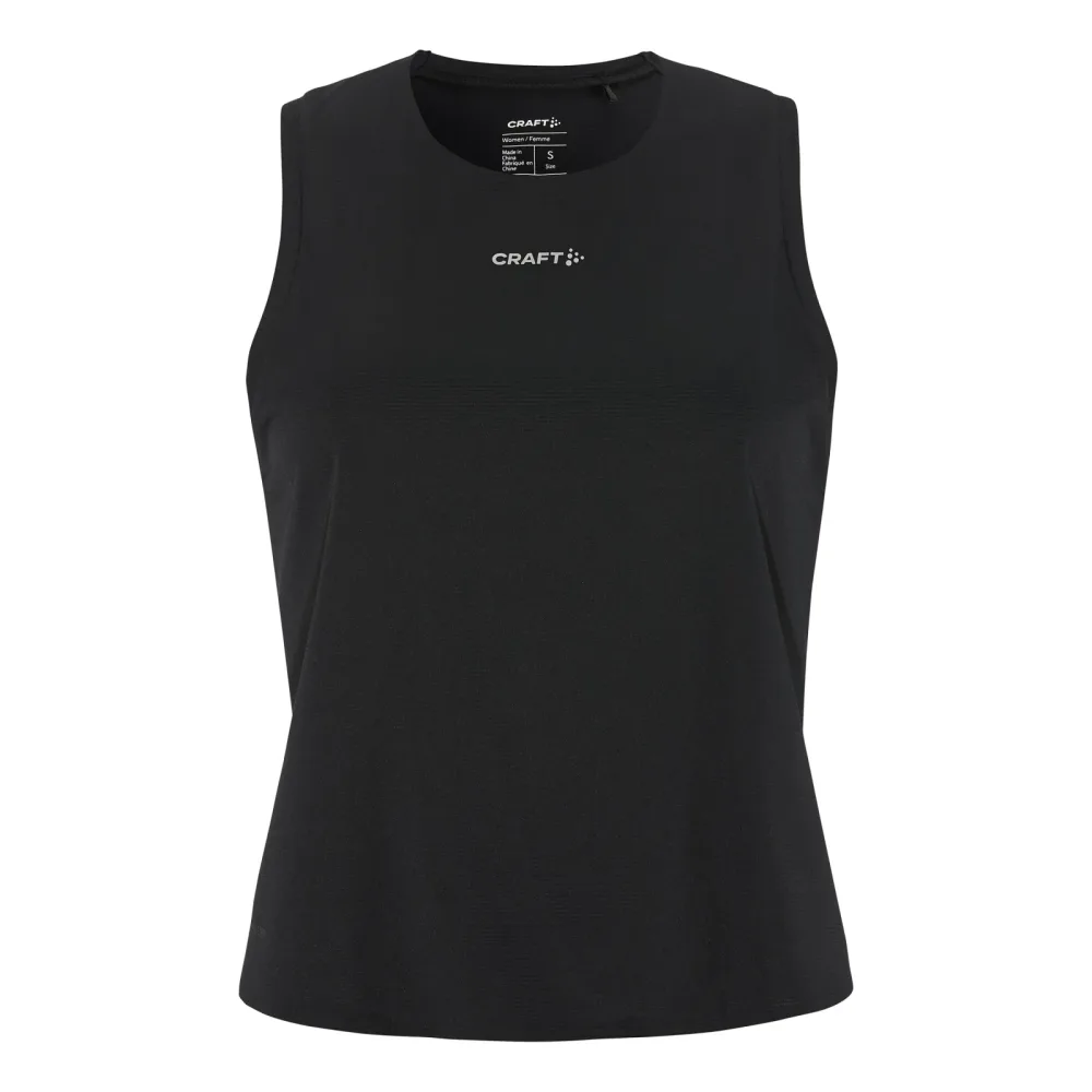 Craft Hypervent Laufshirt Damen - schwarz