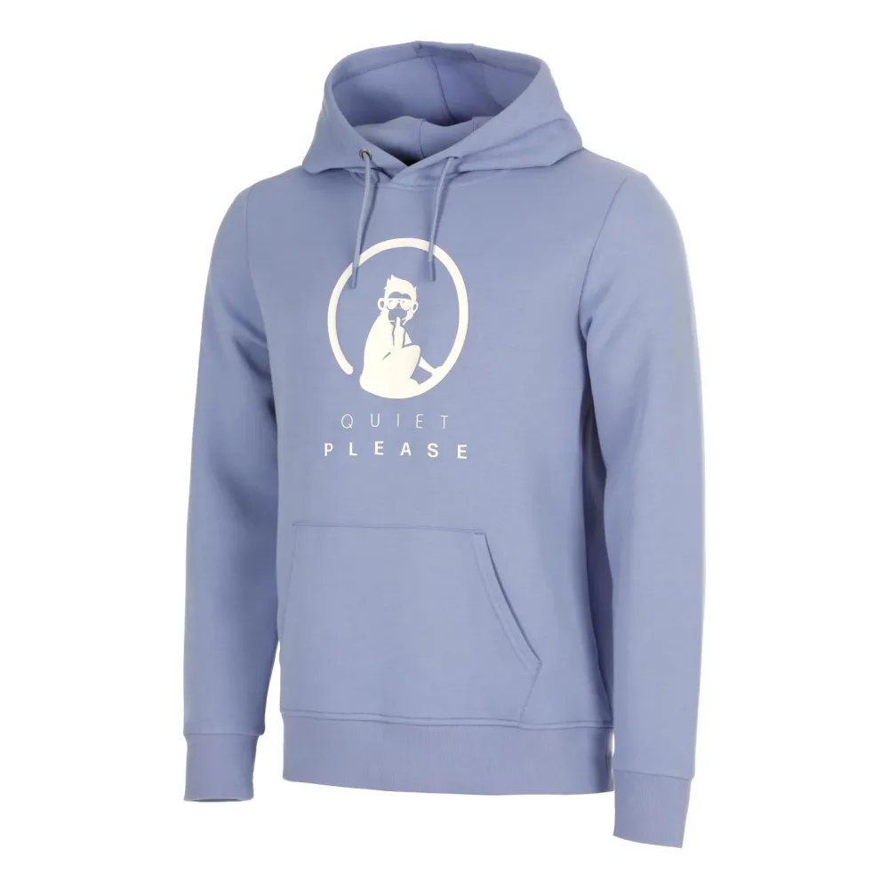 Quiet Please Baseline Hoody Unisex - blau