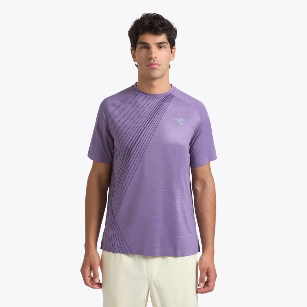 Diadora Fibrazero T-Shirt Herren - violett