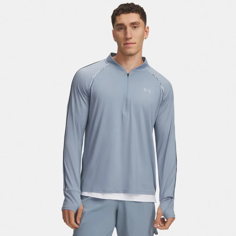 Under Armour Velociti Half Zip  Laufshirt Herren - blau
