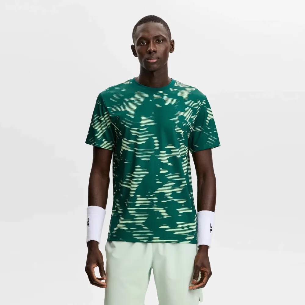 JLindeberg Josip Printed T-Shirt Herren - salbei