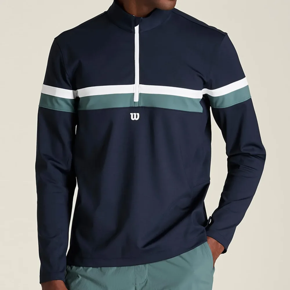 Wilson Elevate Performance Half - Zip Longsleeve Herren