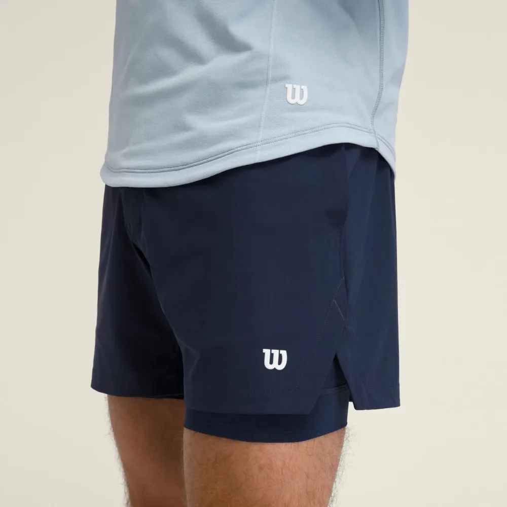 Wilson Set Point 7in Lined Shorts Herren