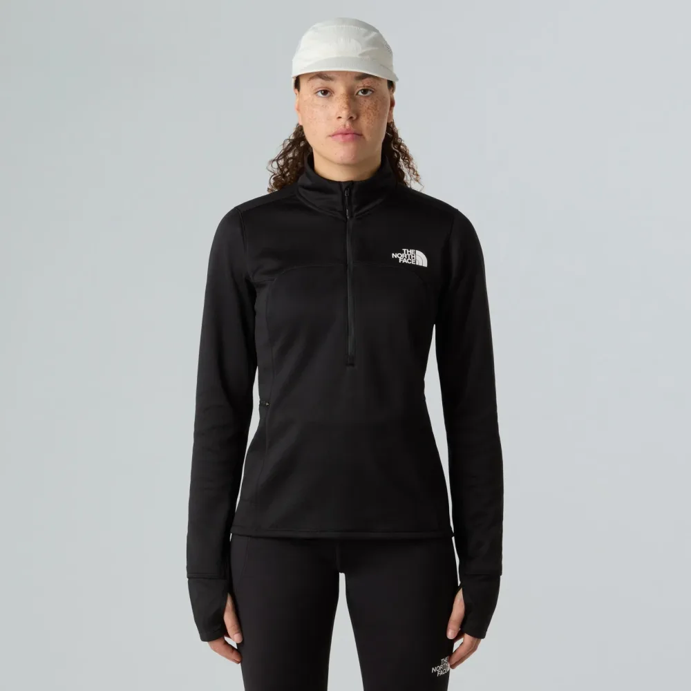 The North Face Winter Warm Pro 1/4 Zip Damen Longsleeve Schwarz, Damen, Größe: XL