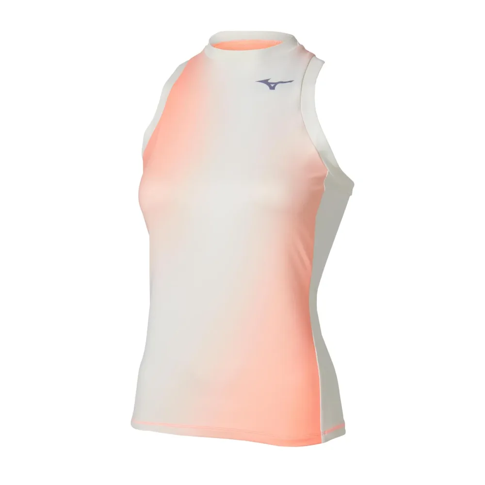Mizuno Tank-Top Damen - koralle, weiß