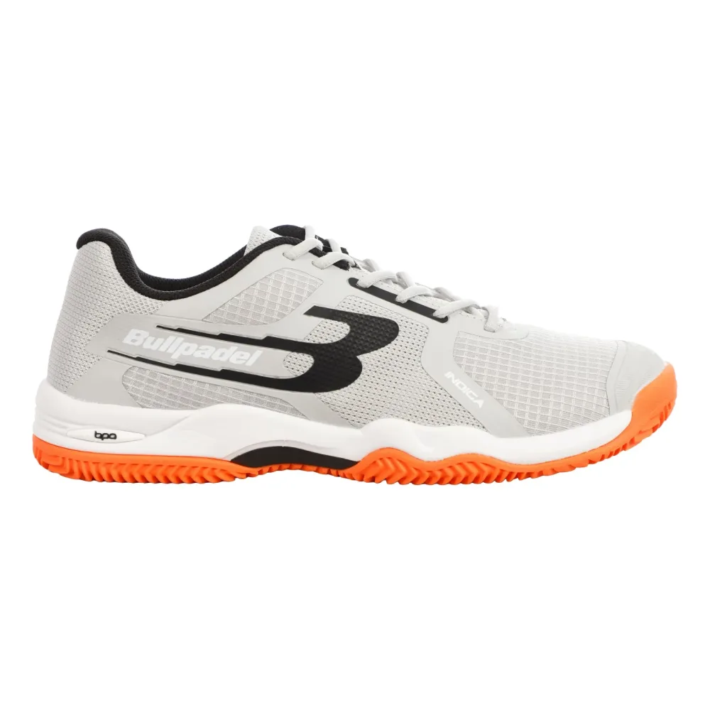 Bullpadel Indiga  Padelschuh Herren - hellgrau, schwarz