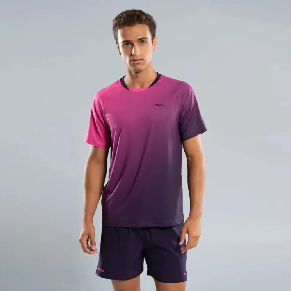 NOX Pro T-Shirt Herren-pink, schwarz