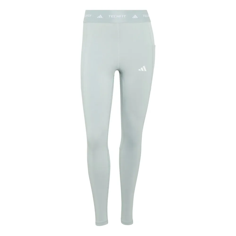 adidas TECHFIT Stash Pocket Tight Damen - salbei