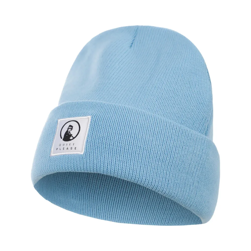 Quiet Please Get Warm Mütze Unisex - hellblau