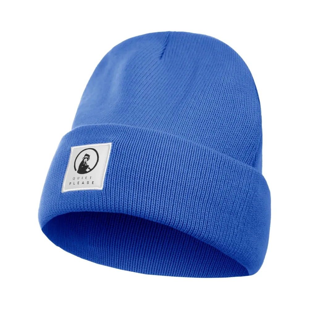 Quiet Please Get Warm Mütze Unisex - dunkelblau