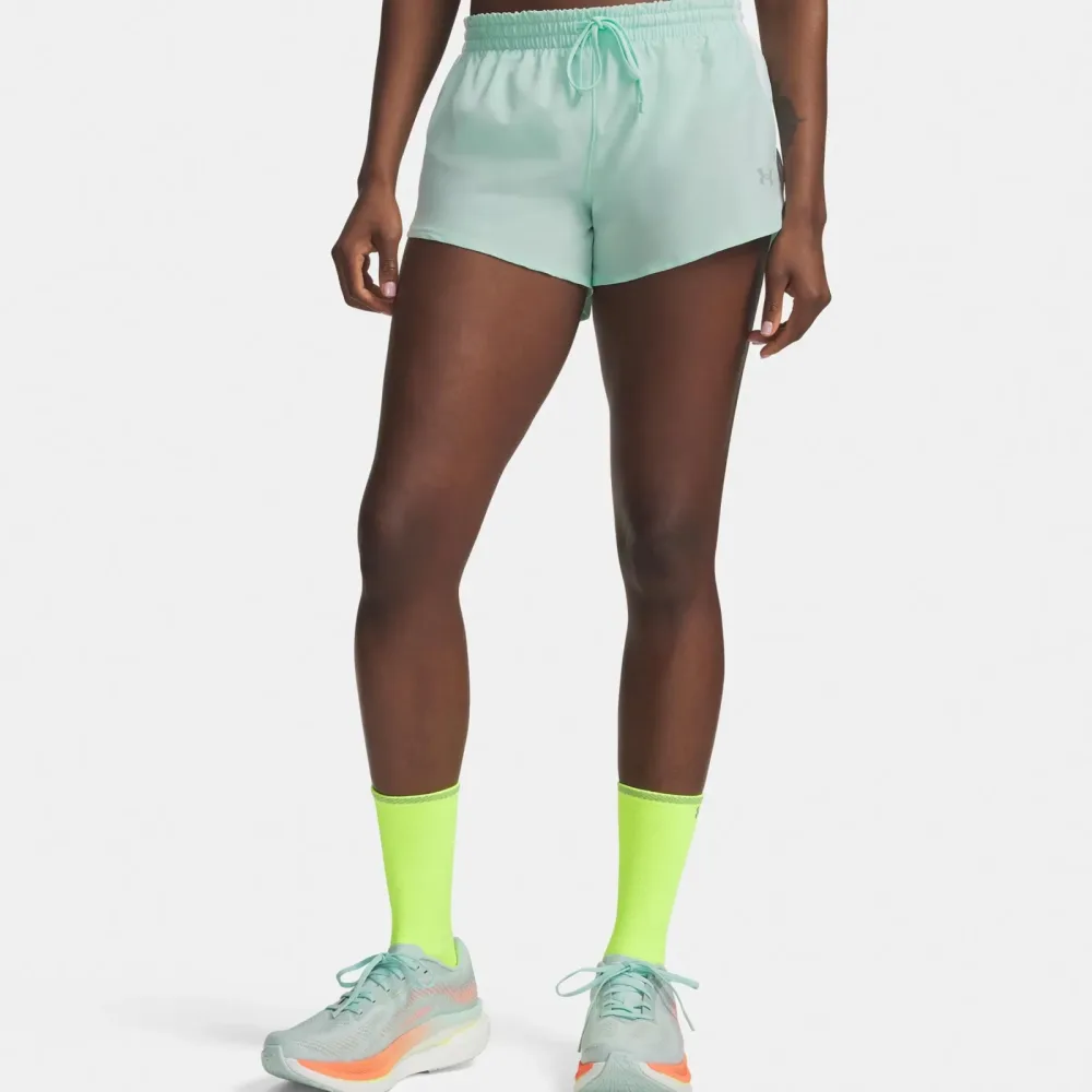 Under Armour Velociti Pro 3in  Laufshorts Damen - mint, silber