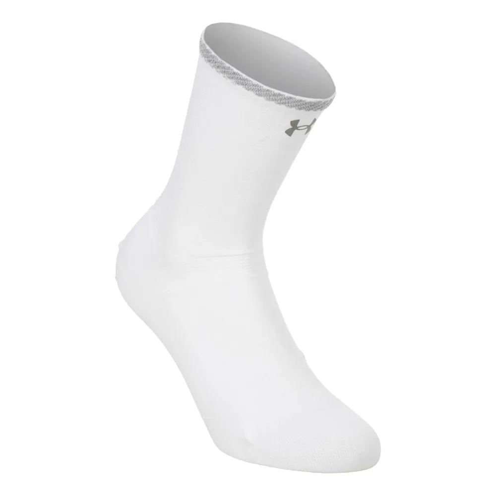Under Armour Velociti Lite Crew  Laufsocken Unisex-weiß, weiß