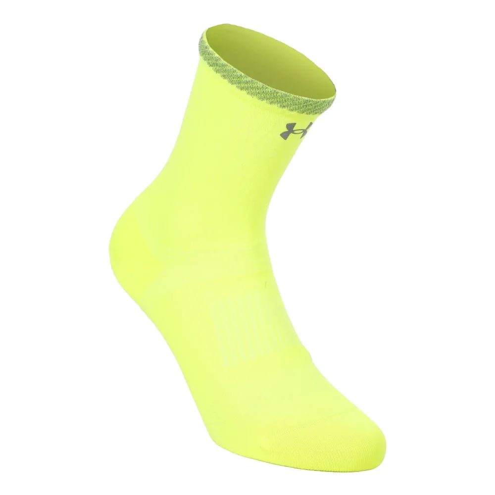 Under Armour Velociti Lite Crew  Laufsocken Unisex-neongelb, neongelb