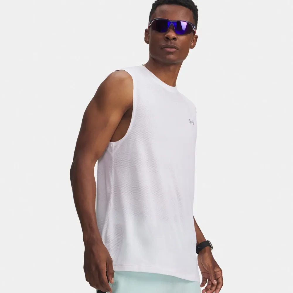 Under Armour Velociti  Laufshirt Herren-weiß, silber