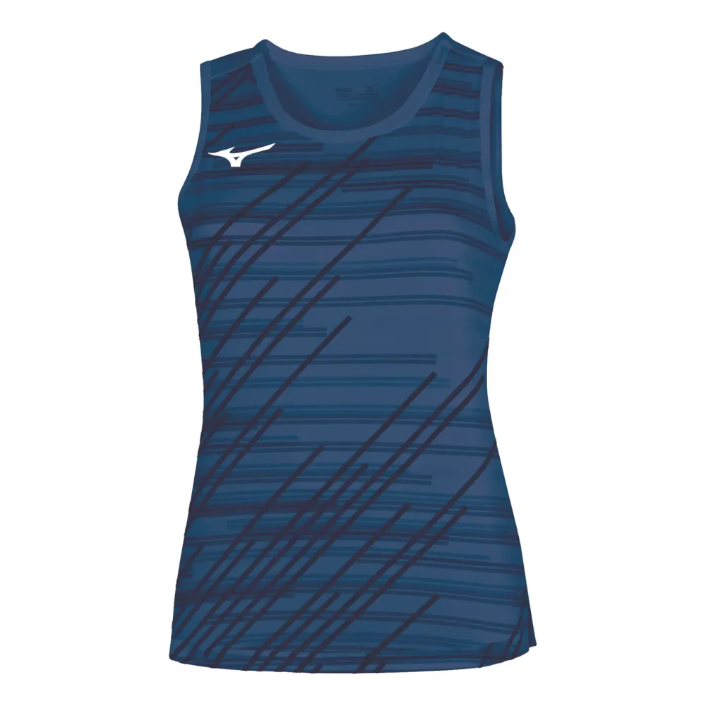 Mizuno Team Chiba Tank-Top Damen-dunkelblau