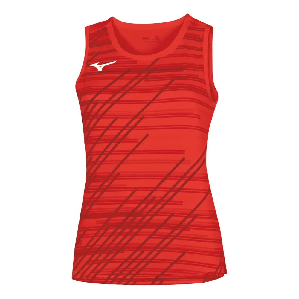 Mizuno Team Chiba Tank - Top Damen rot