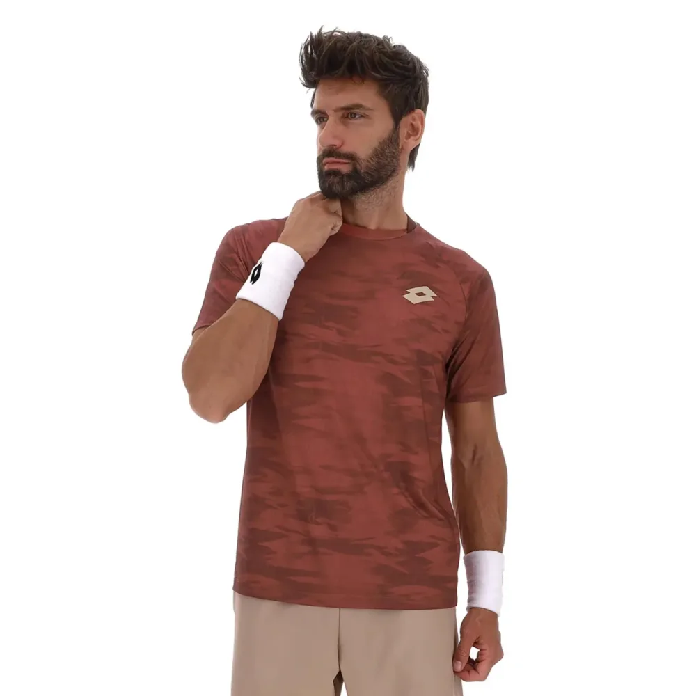 Lotto Tech VI T-Shirt Herren - dunkelrot