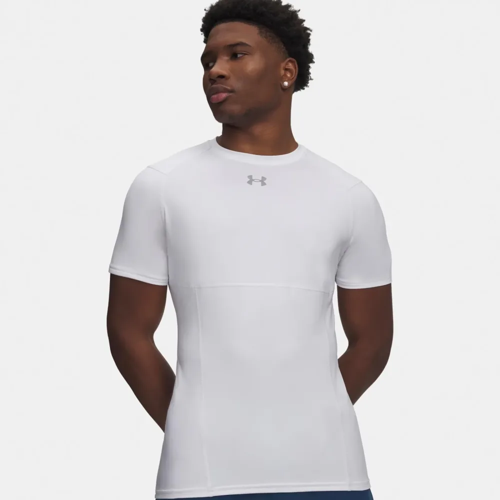 UNDER ARMOUR Herren Fitnessshirt HeatGear® Elite weiss | XL